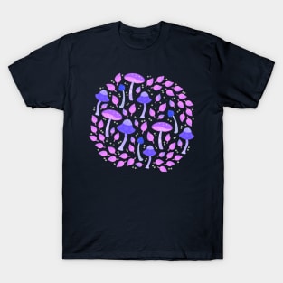 Violet mushrooms T-Shirt